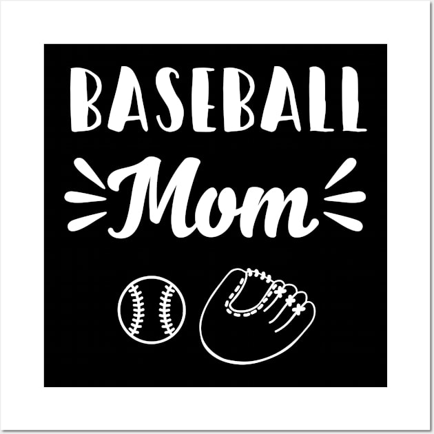 Baseball Mom Wall Art by worshiptee